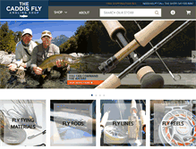 Tablet Screenshot of caddisflyshop.com